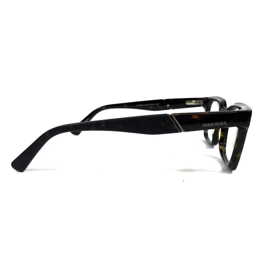 Diesel Eyeglasses Frames DL5229 col.052 Dark Tortoise Square Full Rim 50-21-145